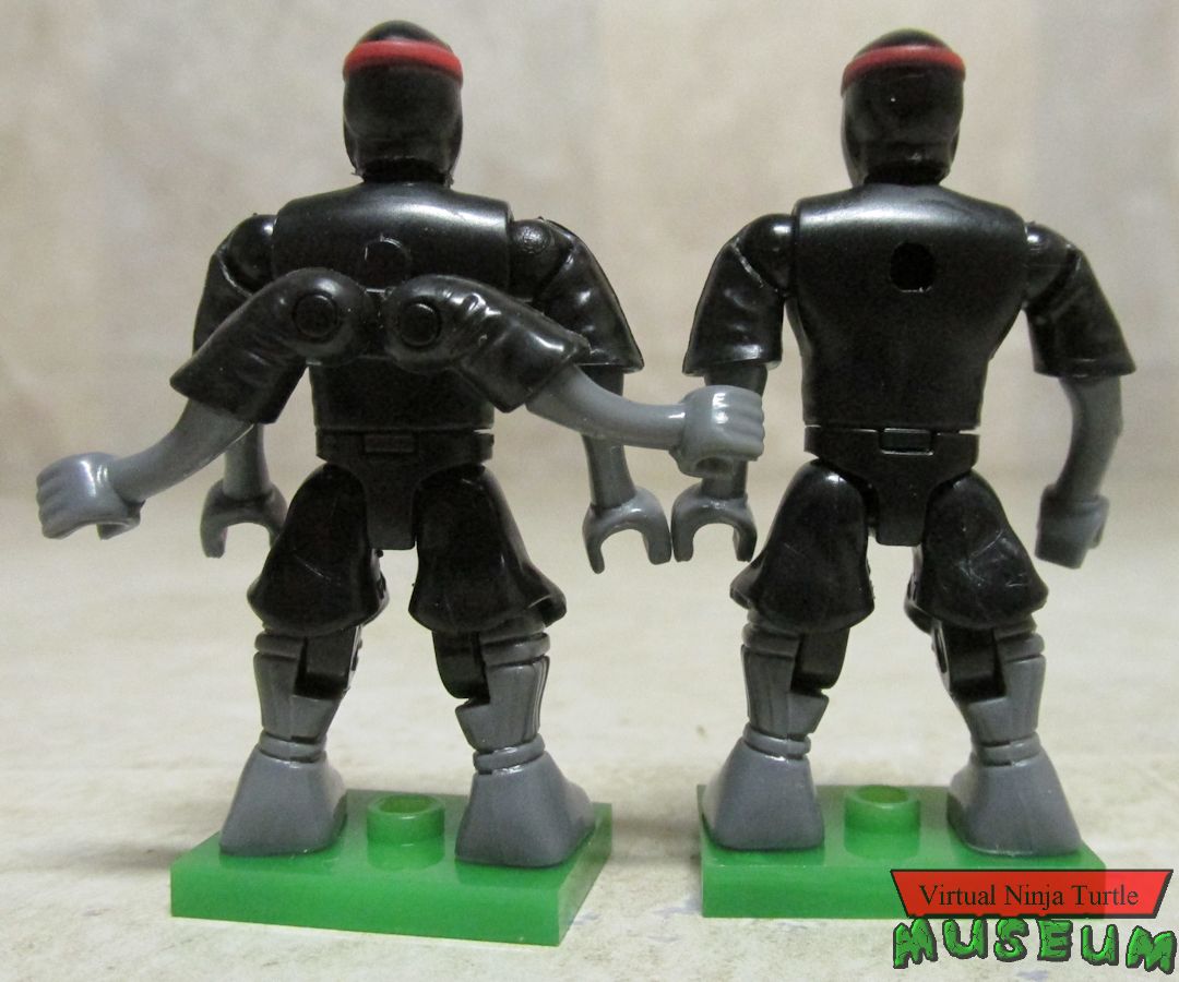 Robotic Foot Soldier and Foot Soldier rear view