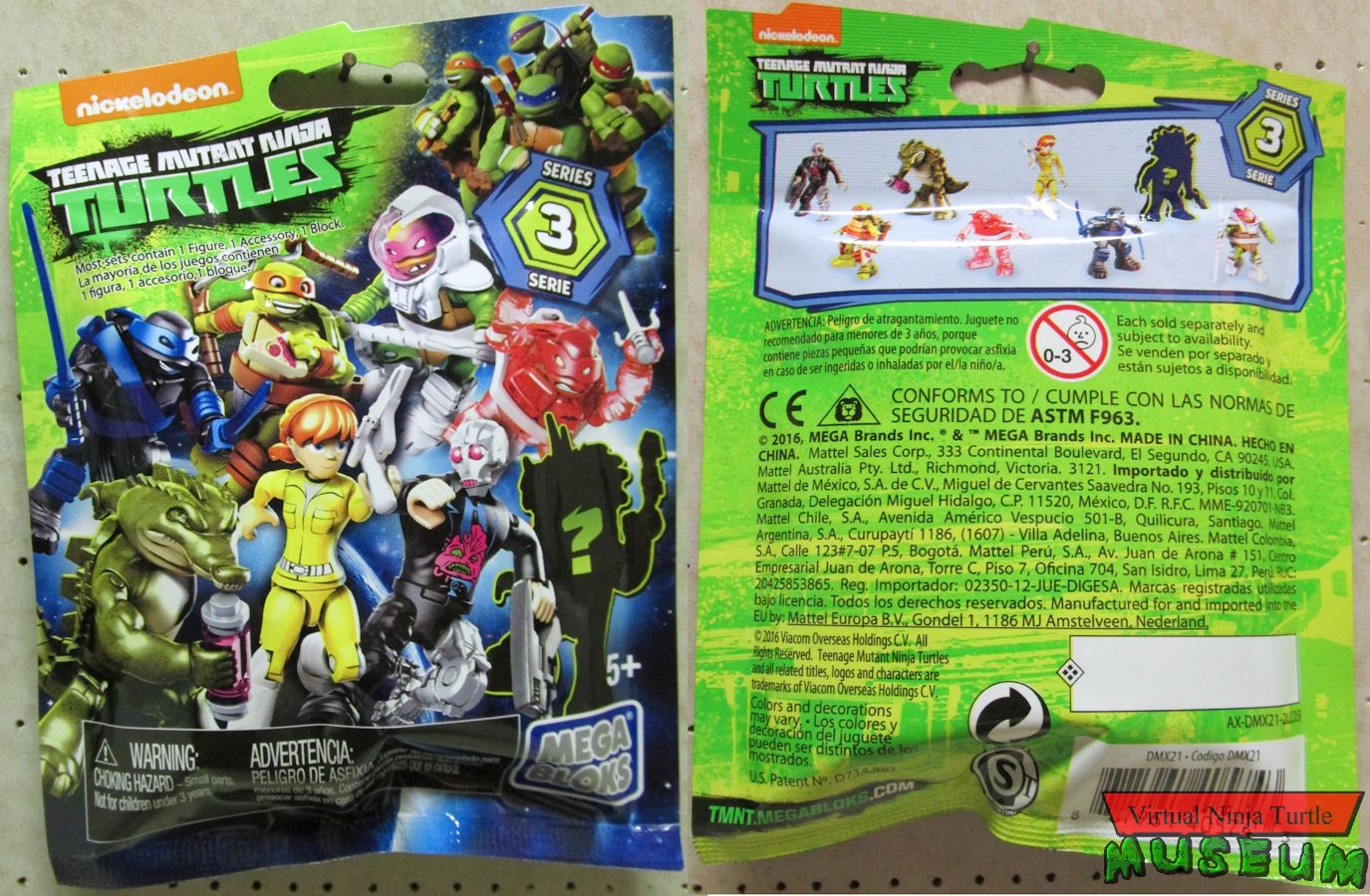 blind bag front and back