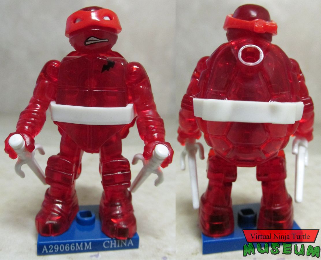Translucent Raphael front and back