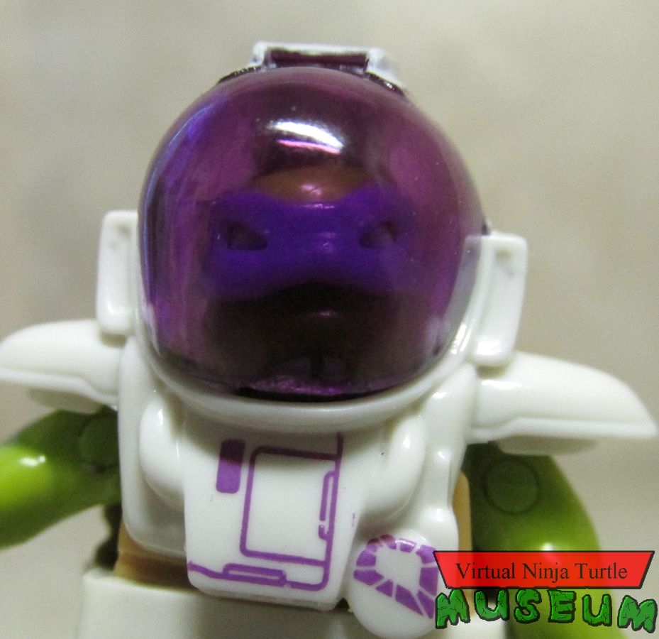 Dimension X Donnie close up with helmet