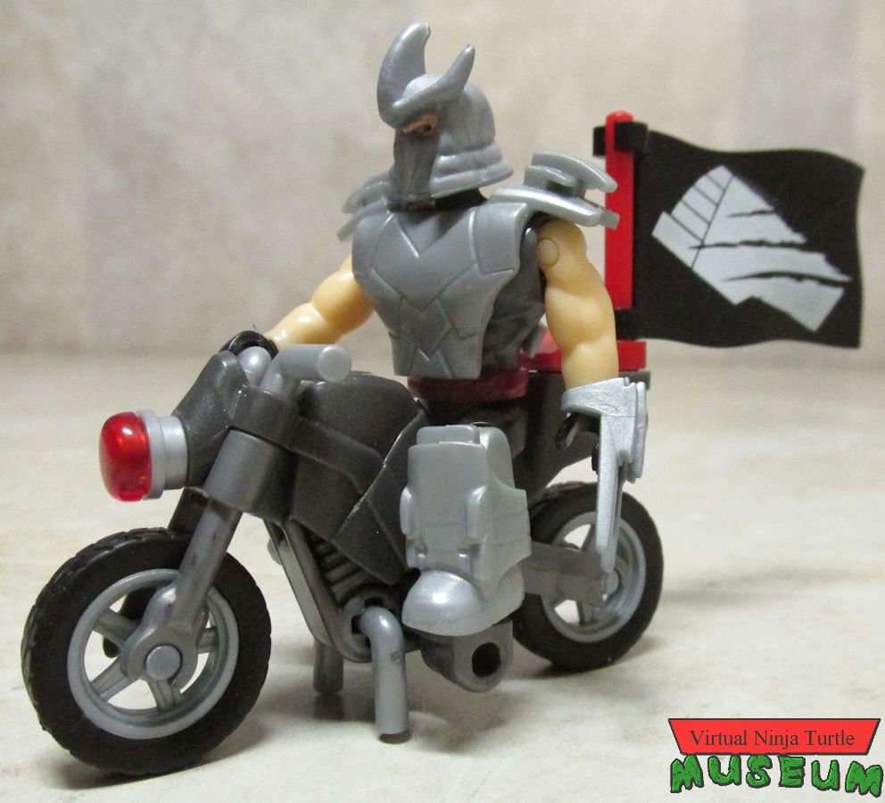 Shredder on motorcycle