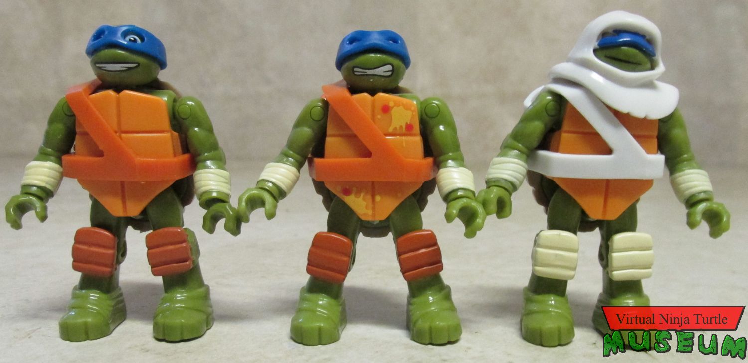 Mega Bloks Leonardo figures