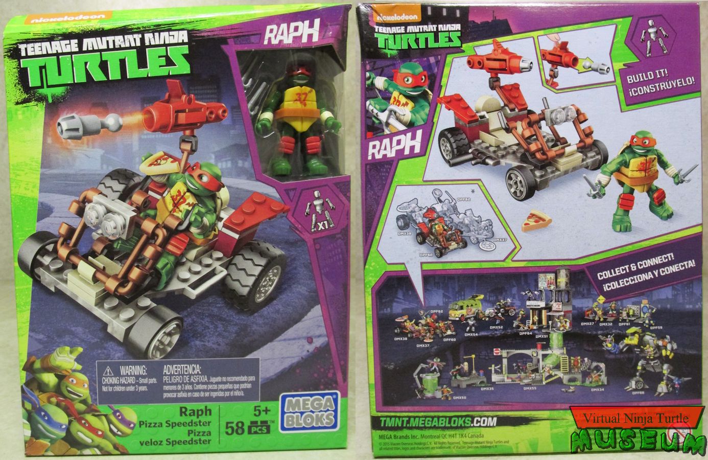 Raph Pizza Speedster MIB front and back