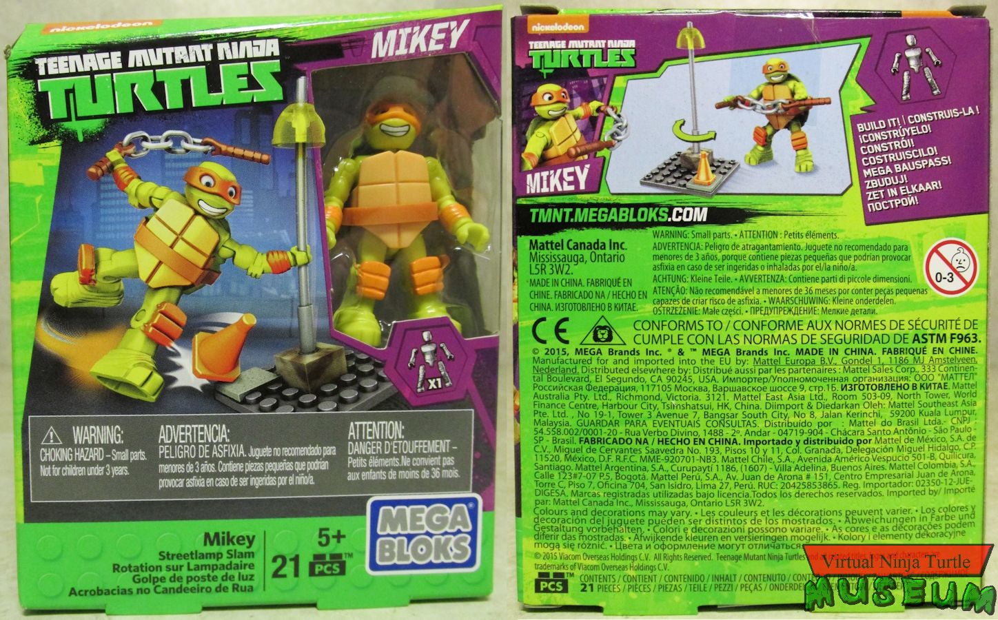 Mikey Streetlamp Slam set MIB front and back