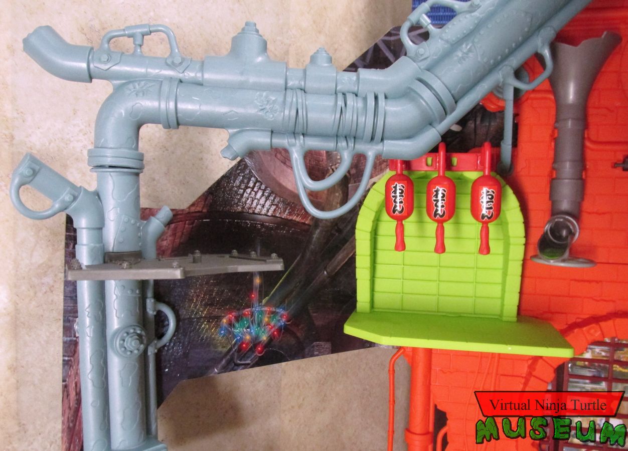 City Sewer Lair playset left side