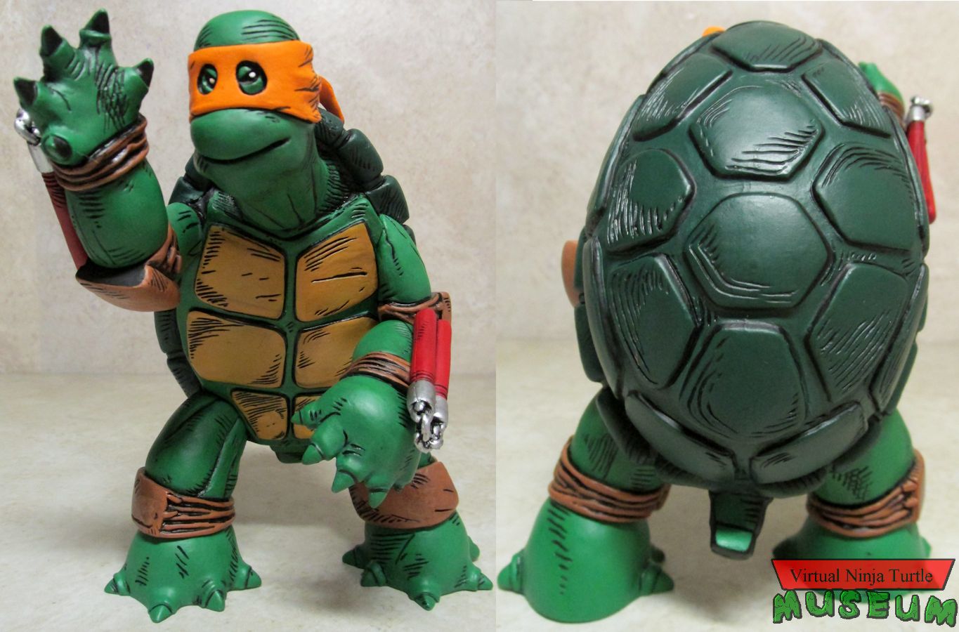 Orange Mask First Turtle back