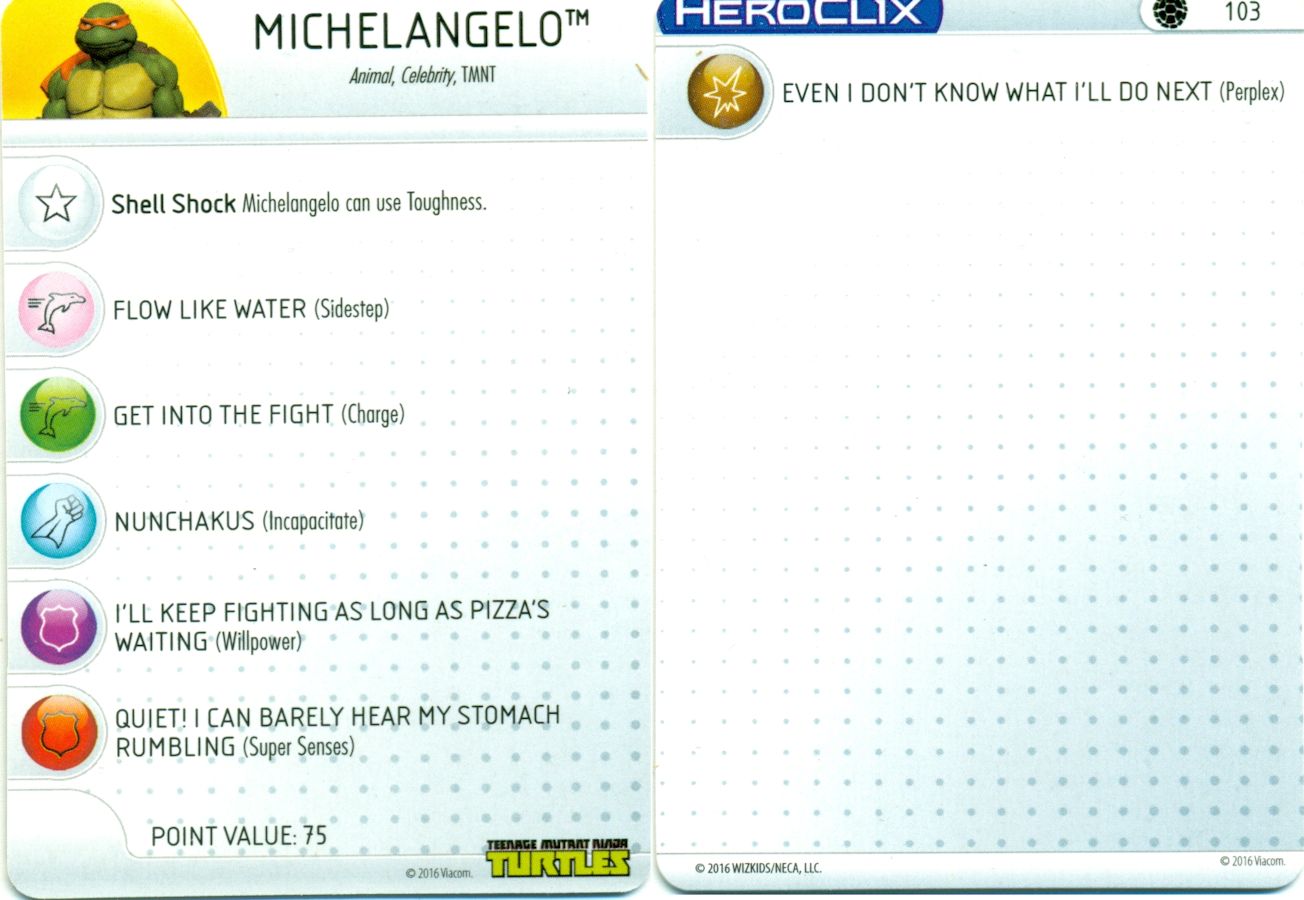 Michelangelo 103 front and back
