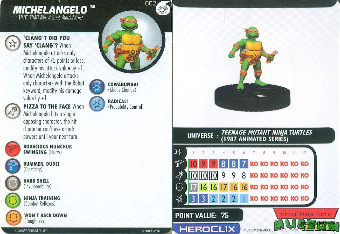 Michelangelo 002 front and back
