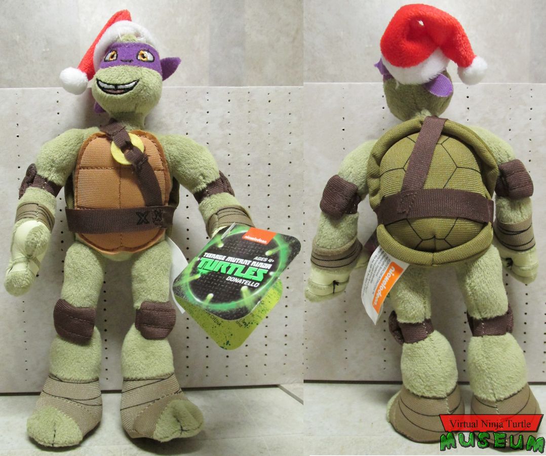 Christmas Plush Donatello front and back