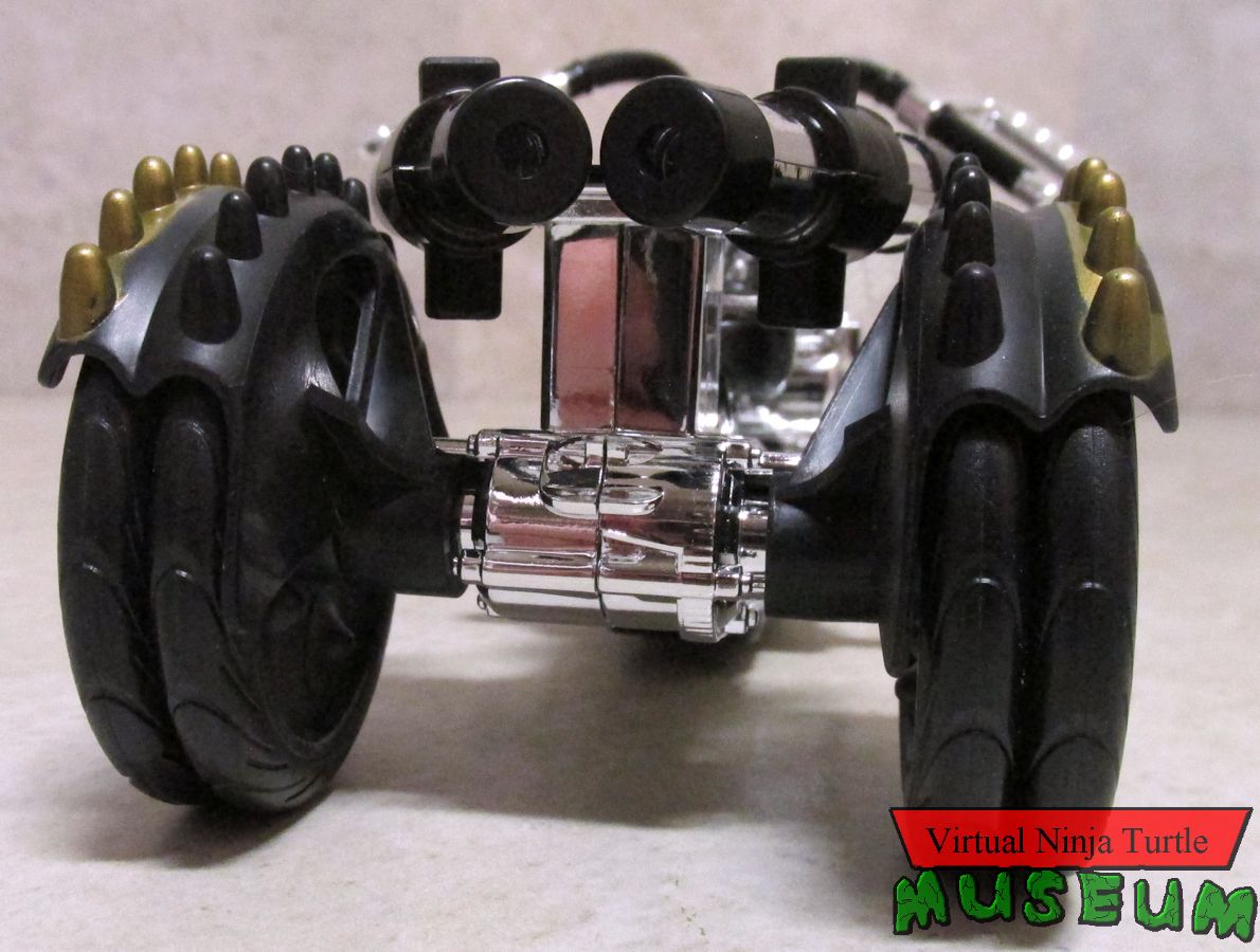 chromed trike rear view
