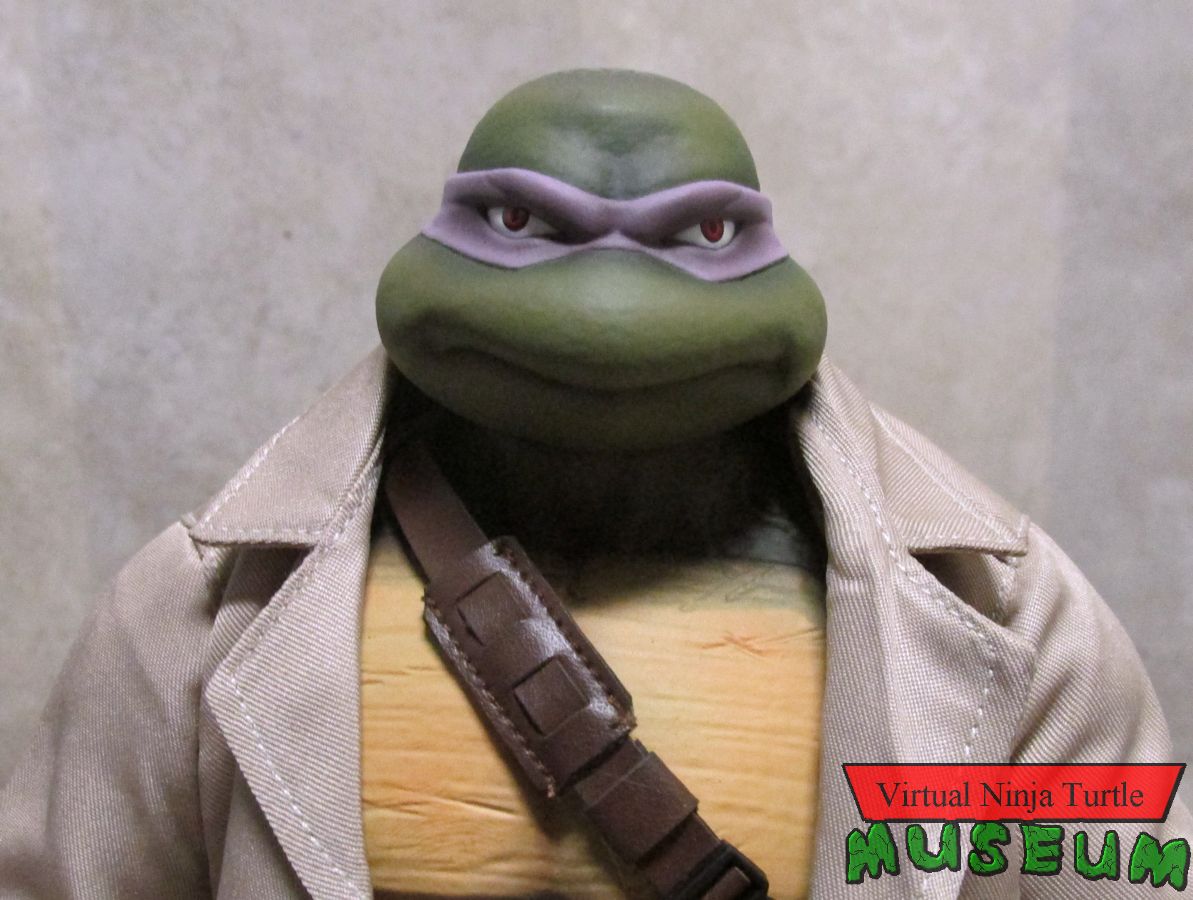 Donatello with coat close up