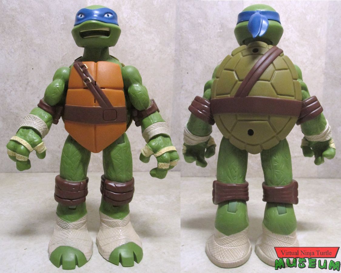 Turtle Talkin' Leonardo front and back