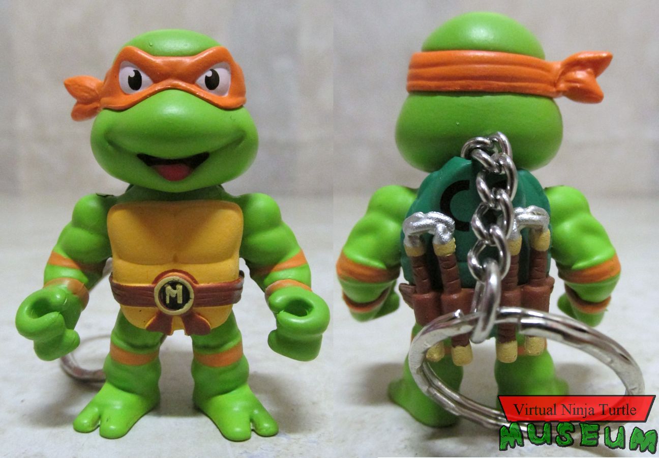 two inch Michelangelo front and back
