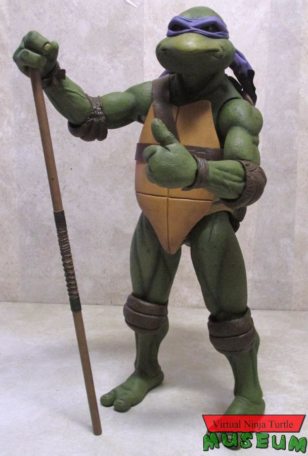 Donatello holding staff