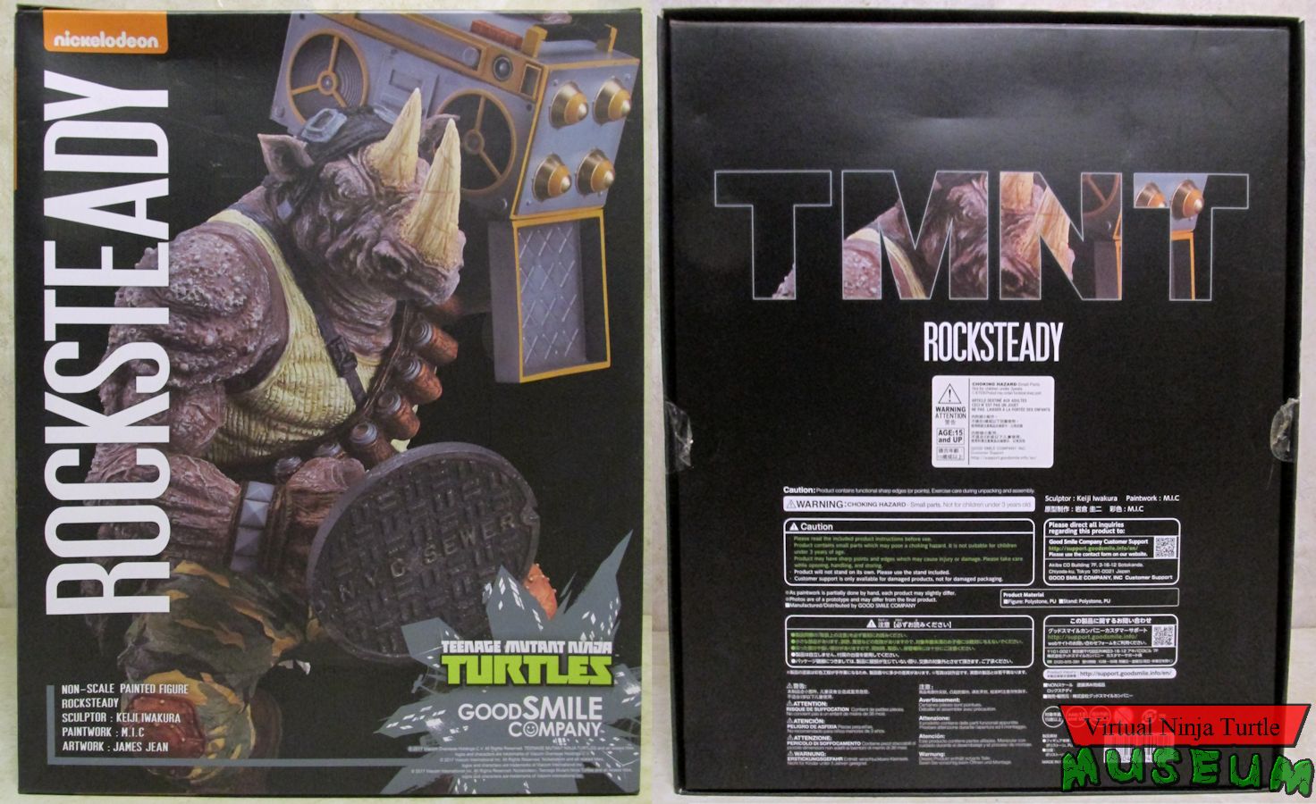 Rocksteady box front and back