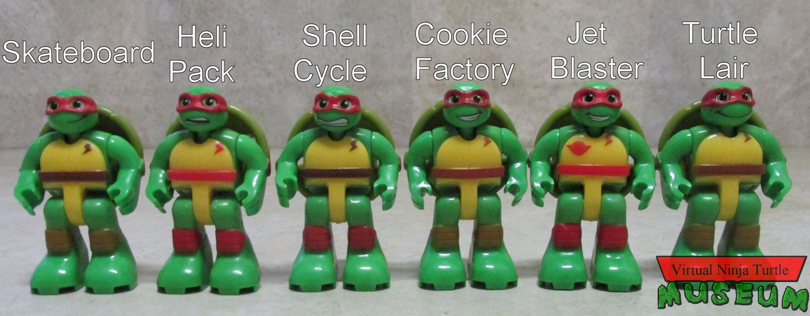 Mega Bloks Half Shell Heroes Raphael figures