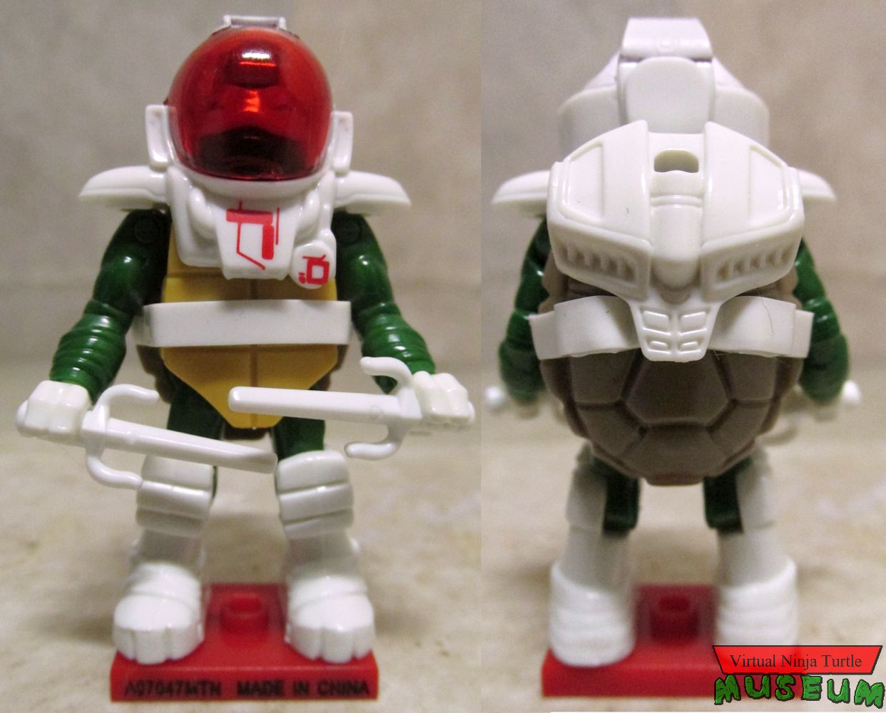 Spacesuit Raph front and back