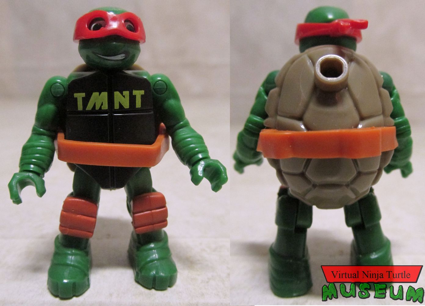 Booster Set figure front and back with Raphael mask