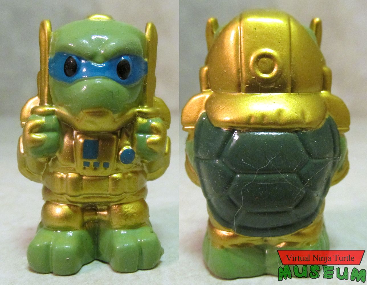 Golden Leonardo Dimension X front and back
