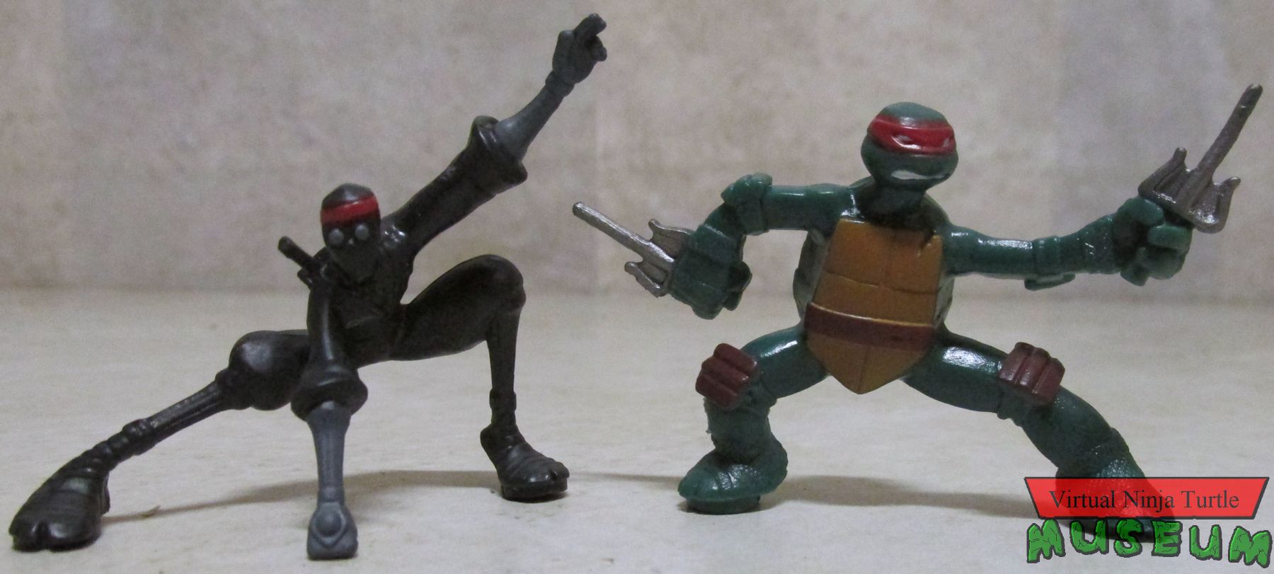 Figurine Two Packs Raphael and Foot Soldier