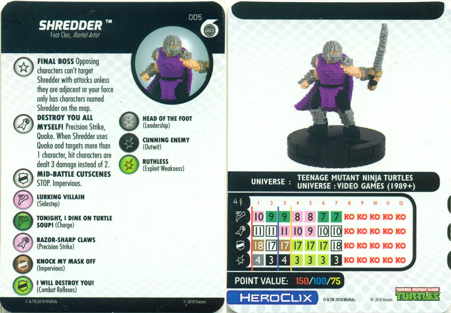 Shredder 005 front and back