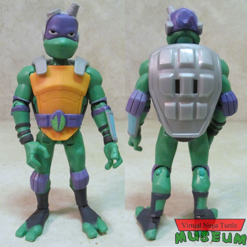 Donatello with Spider Shell front and back