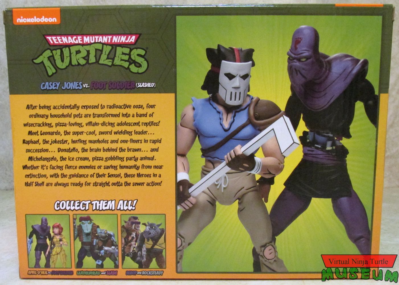 casey jones & Foot Soldier box back