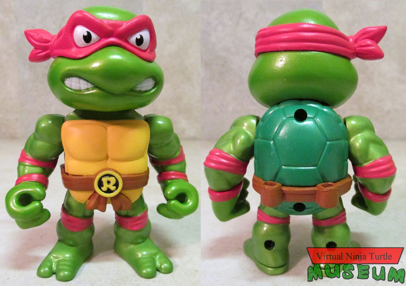 Jada Metal Figs Raphael front and back