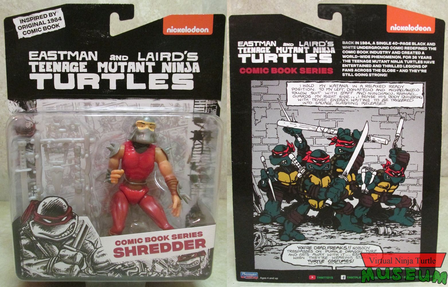 Comic Book Series Shredder MOC front and back