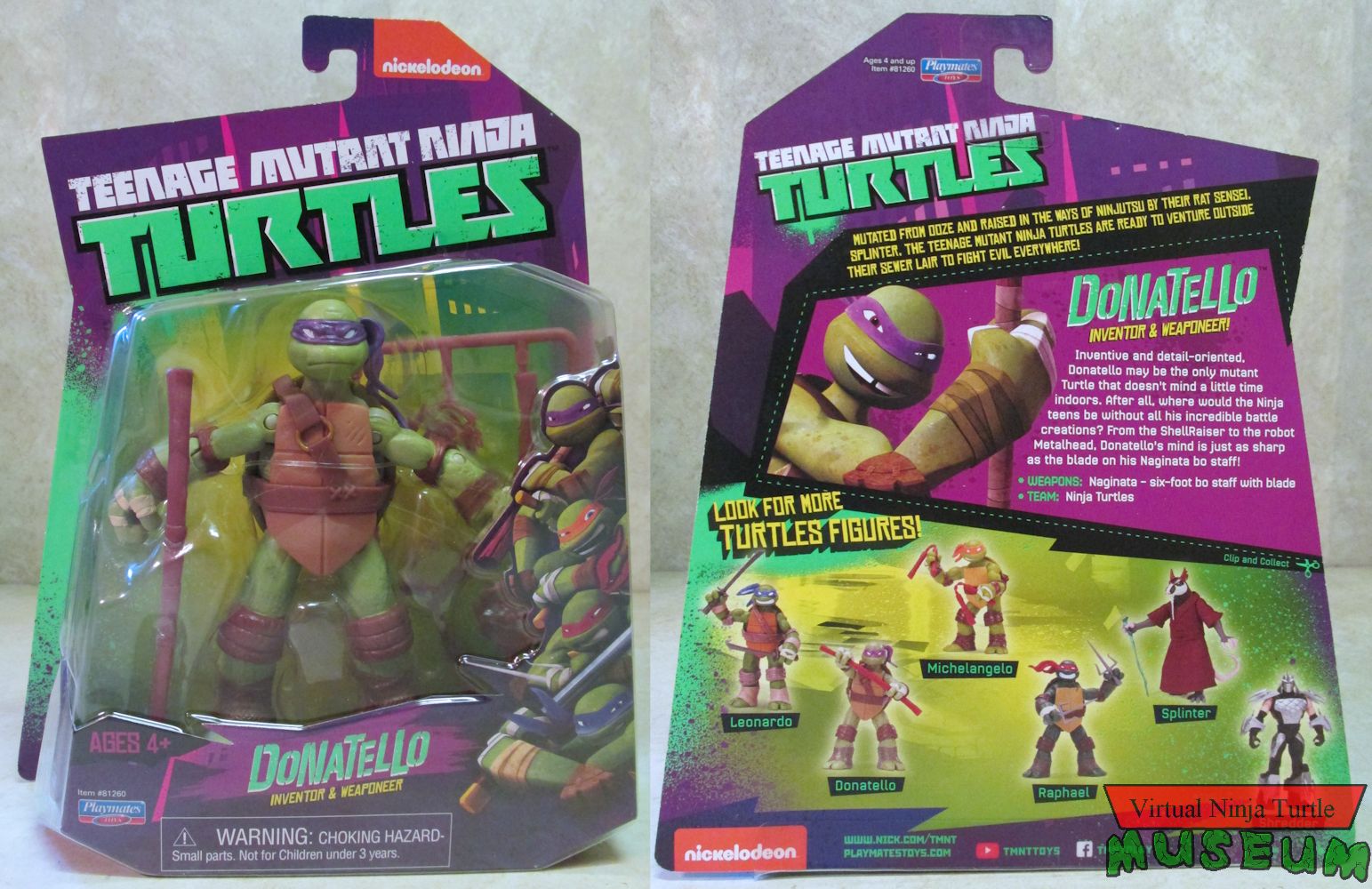 Donatello MOC front and back