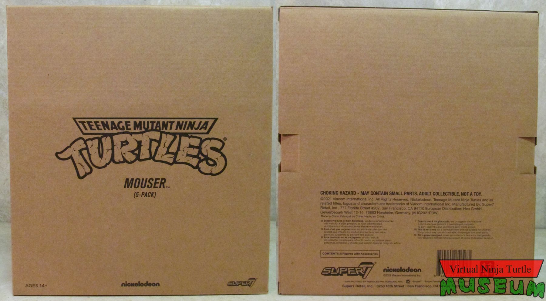 Shipper Box front and back