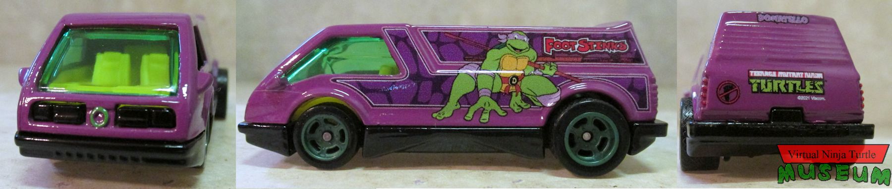 Donatello: Dream Van XGW front, side and back