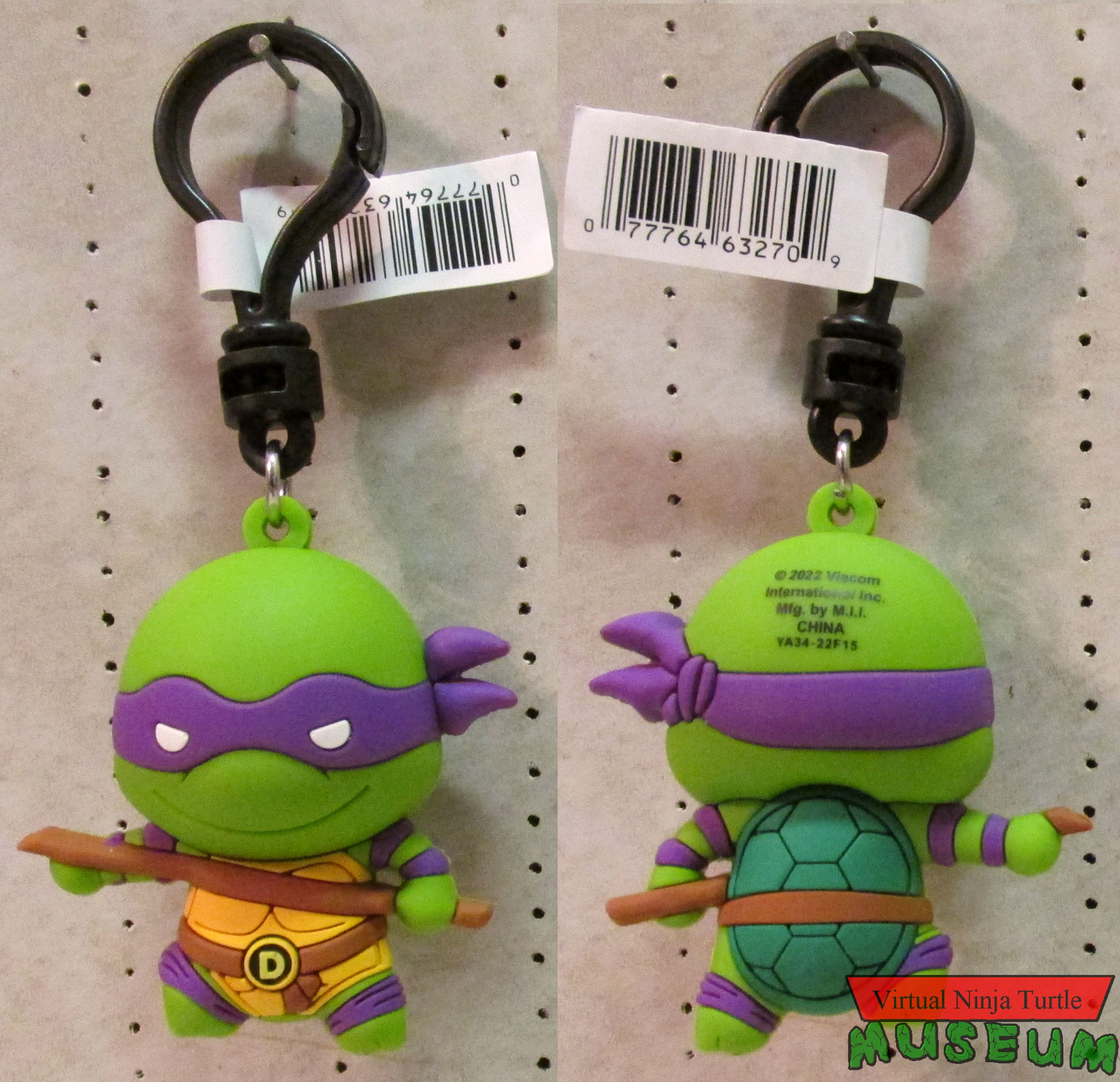 Monogram Donatello Bag Clip front and back