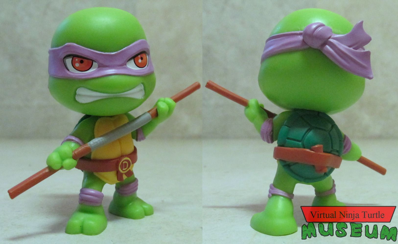 Cheebee! Donatello front and back