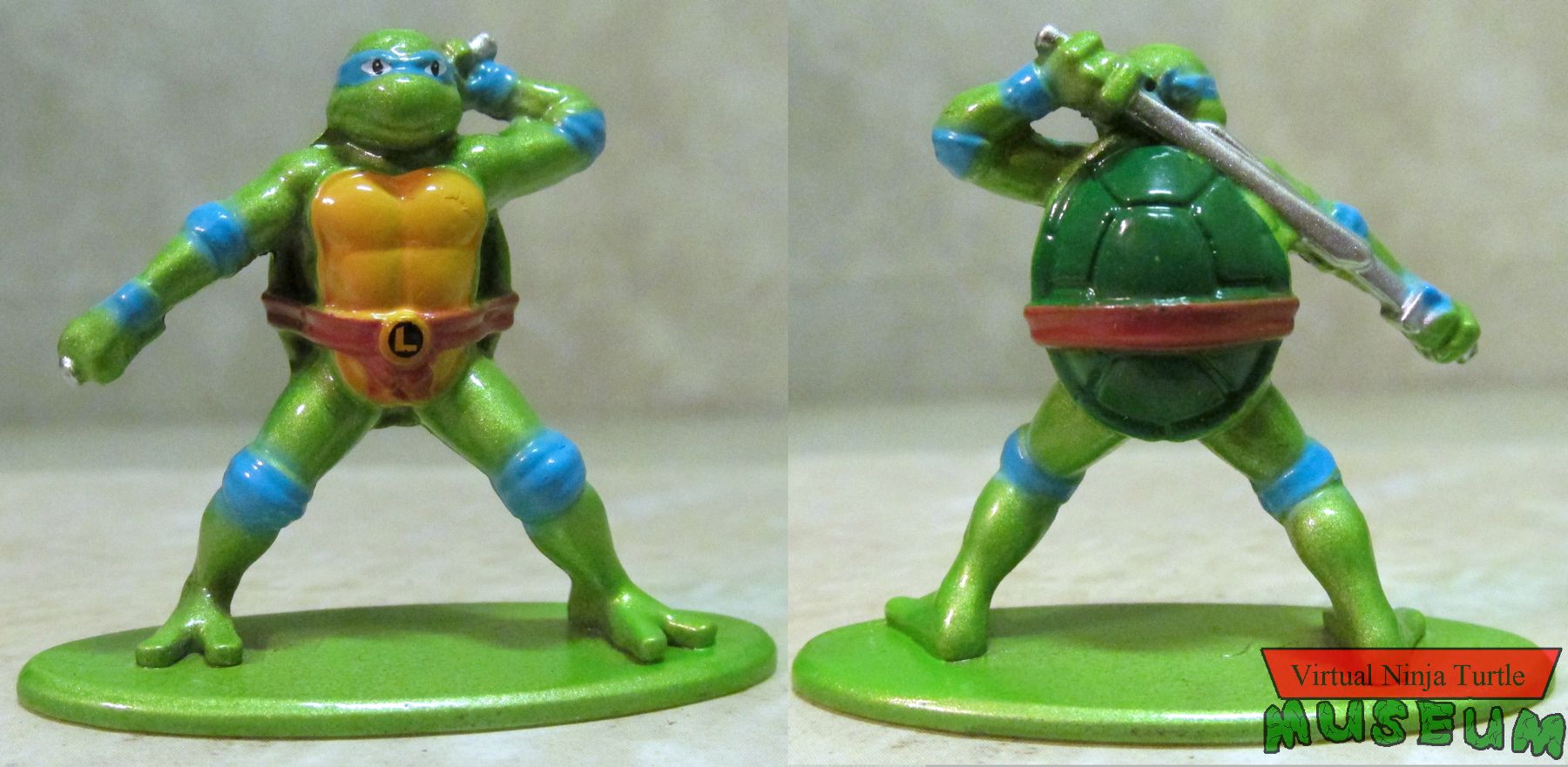 Leonardo front and back