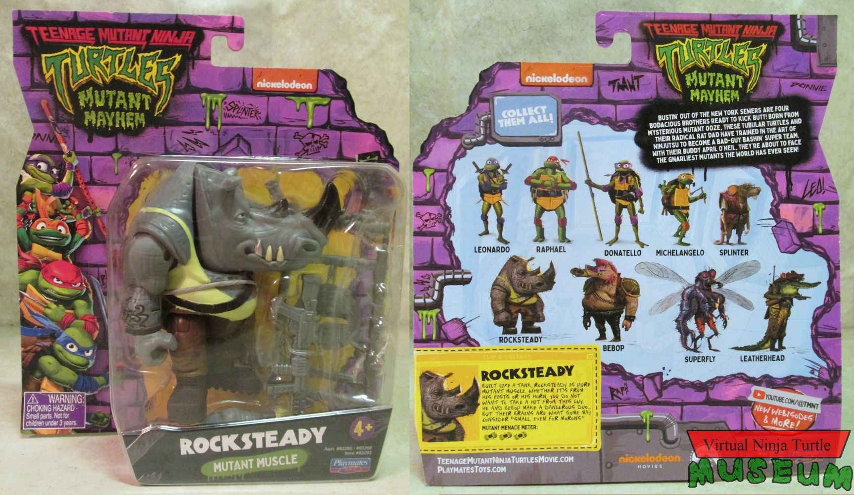 Rocksteady MOC front and back
