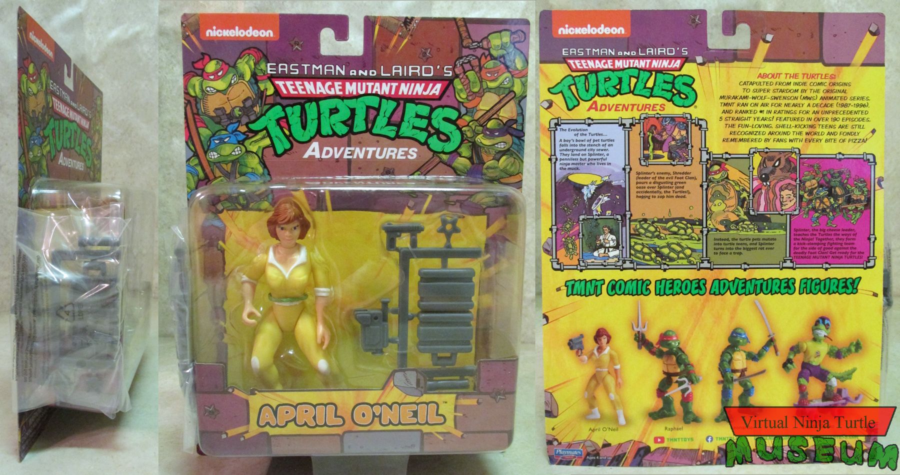 April O'Neil MOC front and back