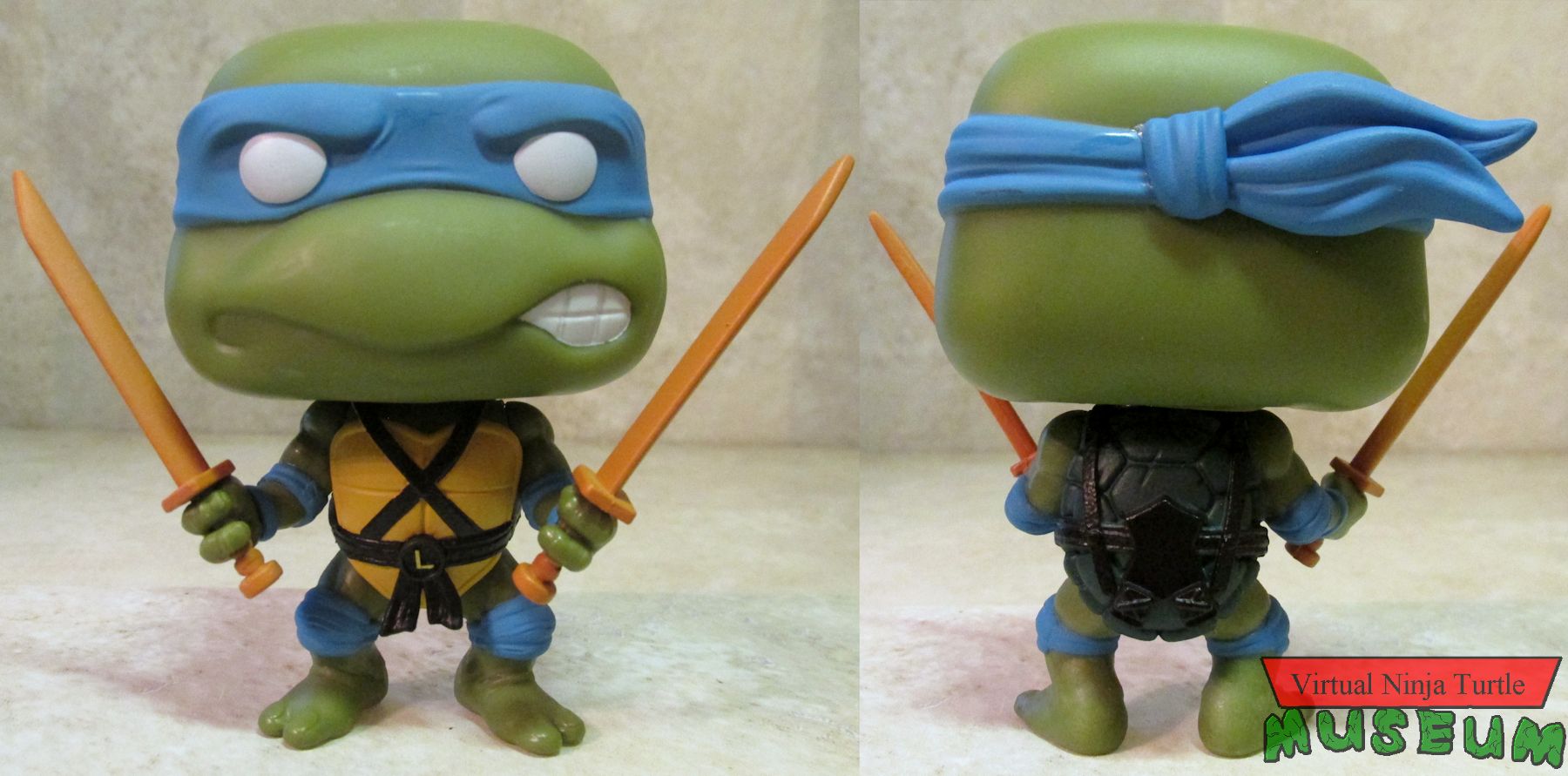 Leonardo front and back