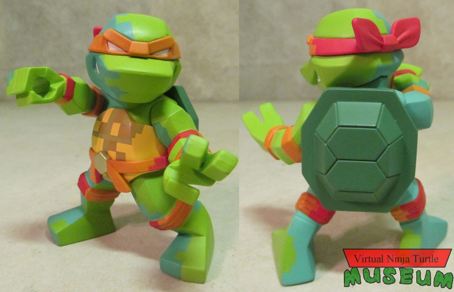 Michelangelo front and rear