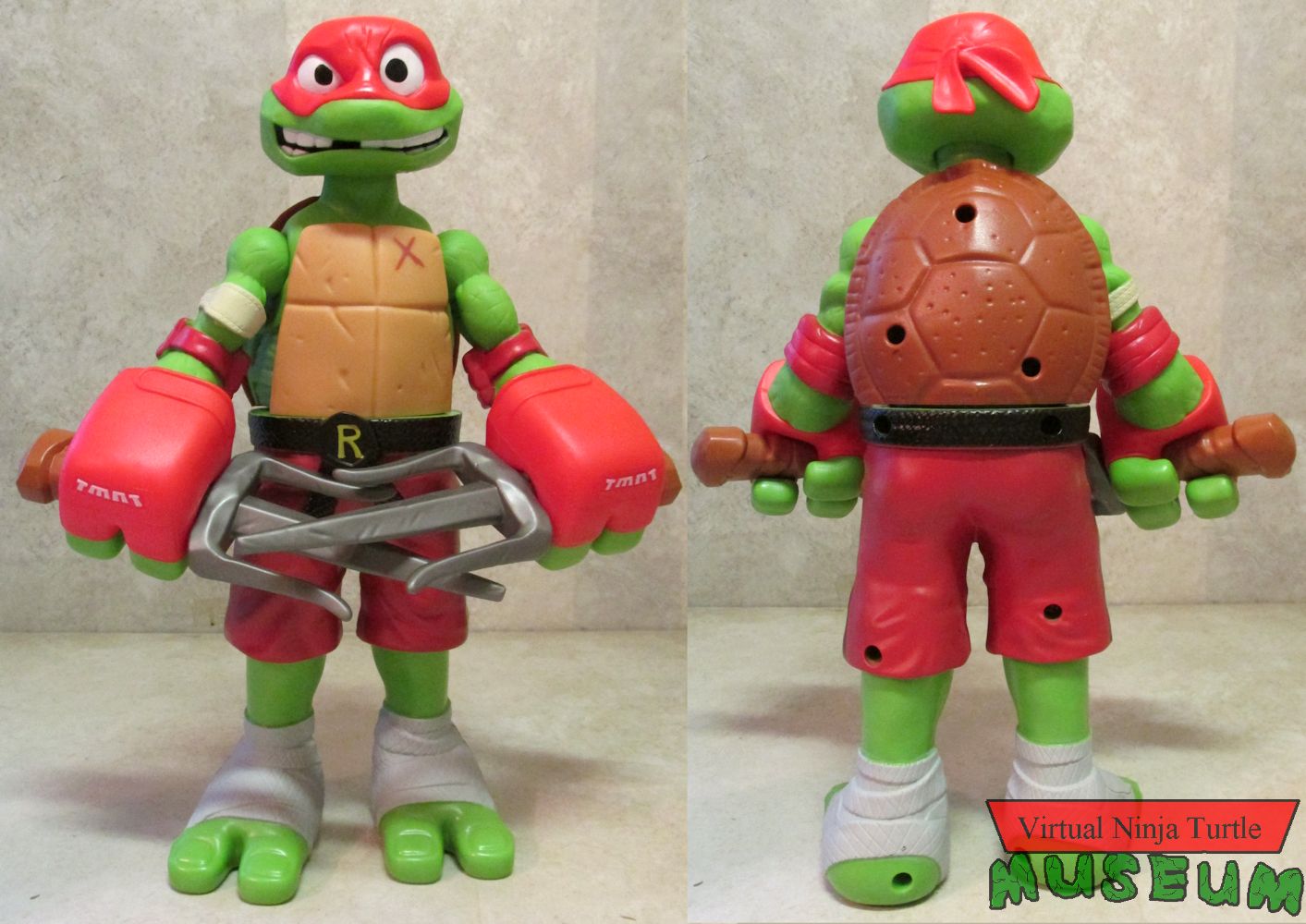 Roll 'N Punch Raphael front and back