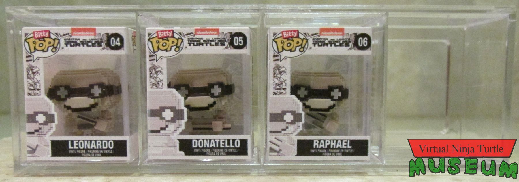 Pack One: 8Bit Raphael, 8Bit Donatello & 8Bit Leonardo