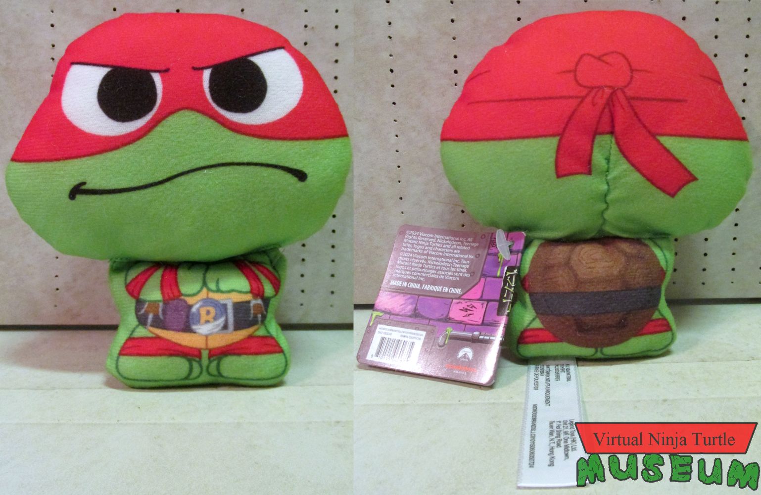 Raphael Mini Plush Front and Back