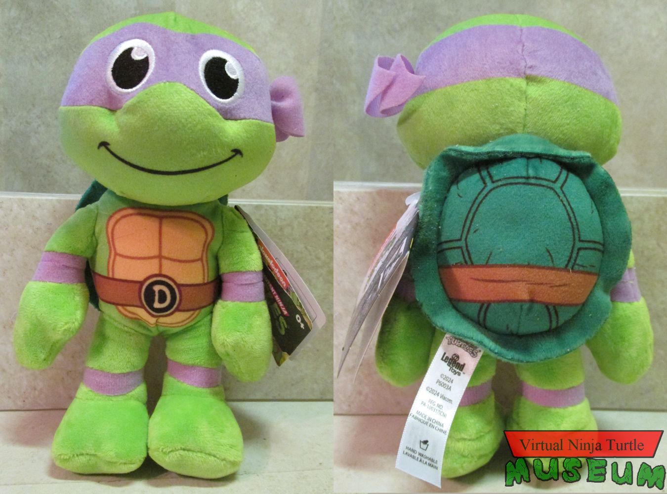 Donatello Plush Front and Back