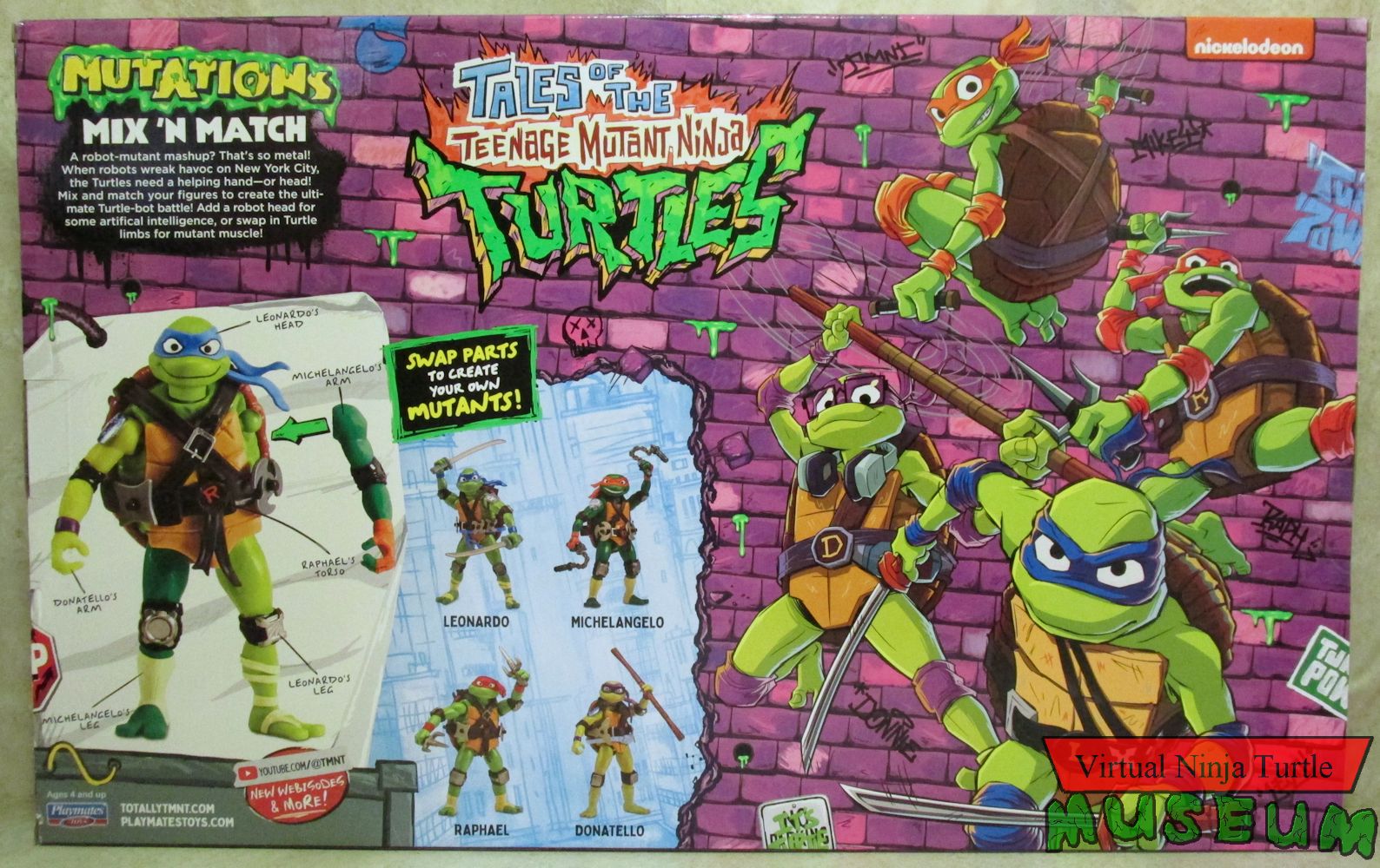 Mutations Turtle Up! Mix N' Match Gift Set rear