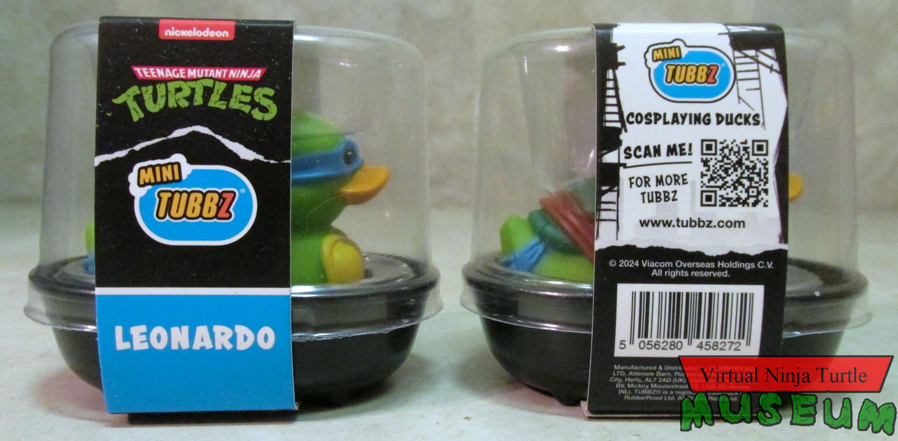 plastic tub package front and back