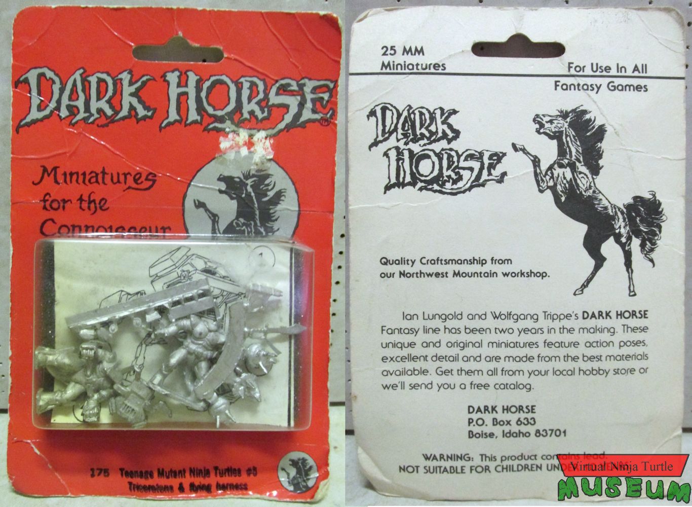 Dark Horse Card front and back