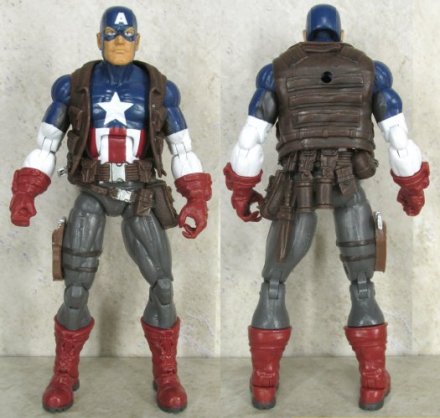 Ultimate Captain America front and back