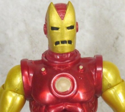 Classic Iron Man close up