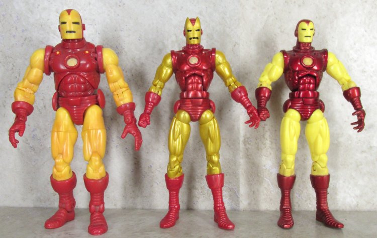 Classic Iron Man figures
