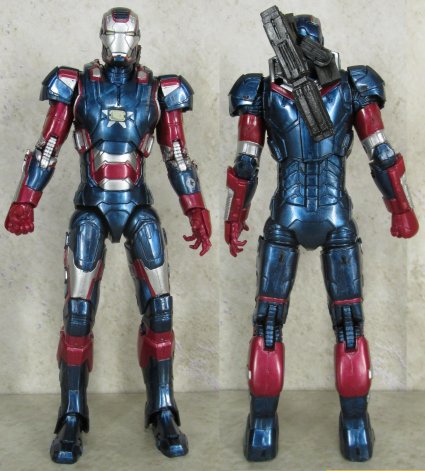 James Rhodes Iron Patriot front and back